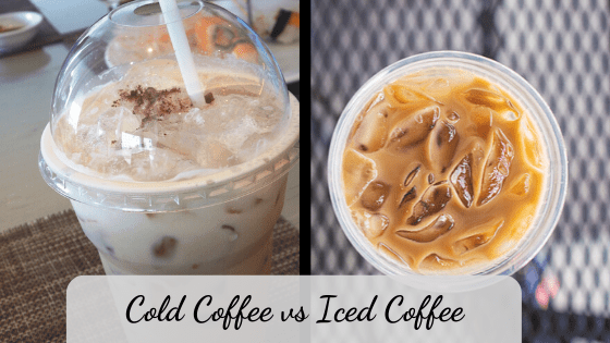 Iced coffee vs cold brew