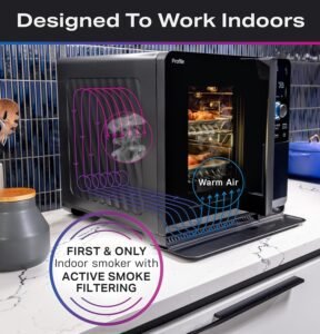 Smart kitchen appliances setup-GE Profile Smart Indoor Smoker
