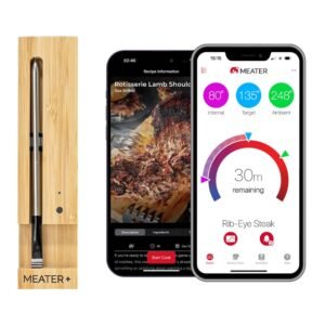 Smart kitchen appliances in action-Meater Plus Wireless Smart Meat Thermometer