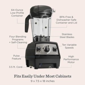 Smart kitchen appliances in stylish kitchen-Vitamix A3500 Ascent Series Smart Blender