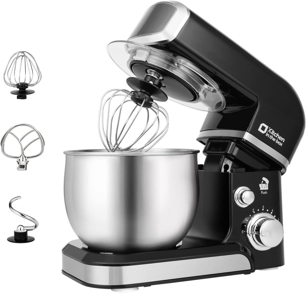 Kitchen in the box Stand Mixer, 3.2Qt Small Electric Food Mixer
