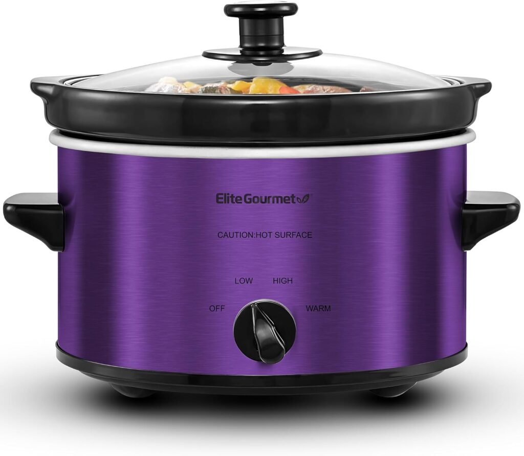 Elite Gourmet MST-275XP 2Qt Electric Slow Cooker- Kitchen appliances under $100