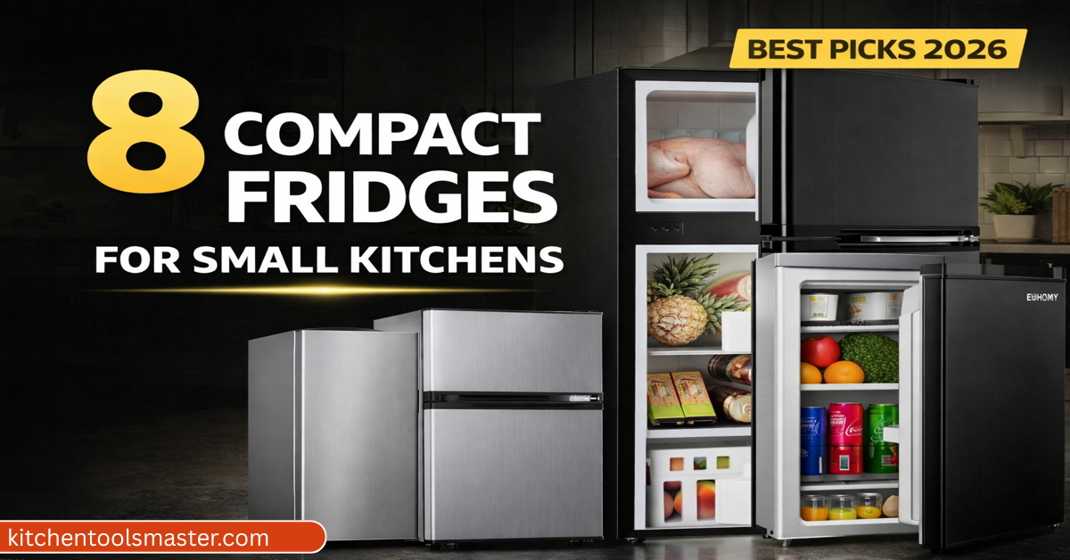 8 compact frideges for small kitchens