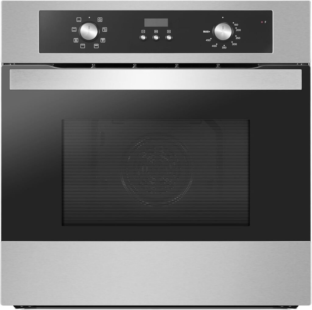 Midea 24-Inch Built-In Wall Oven with 8 Cooking Modes for Efficient Kitchen Setup