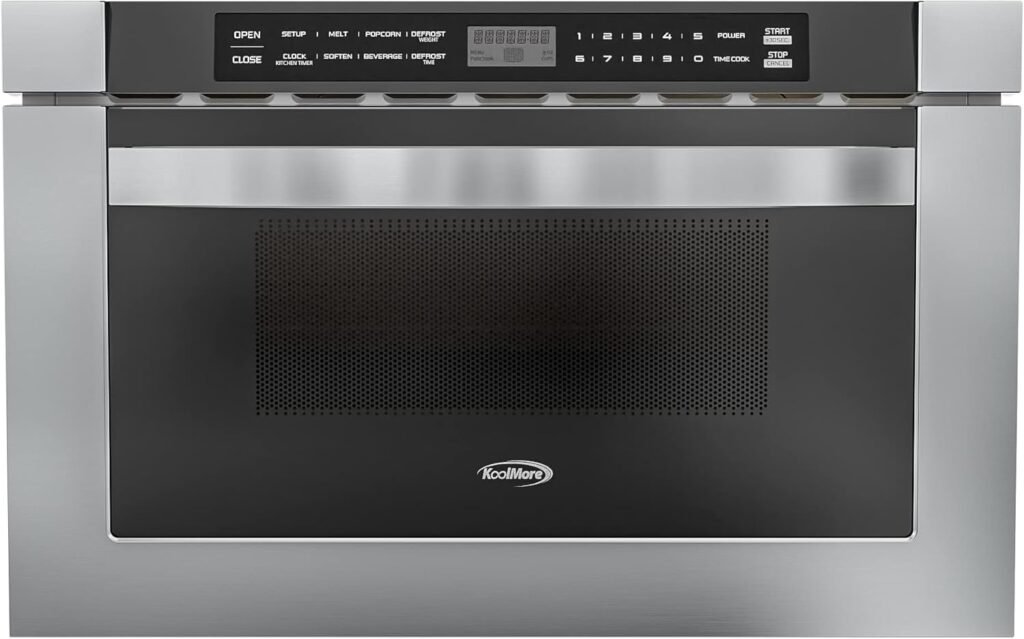 KoolMore 24” Built-In Microwave Drawer (KM-MD-1SS)