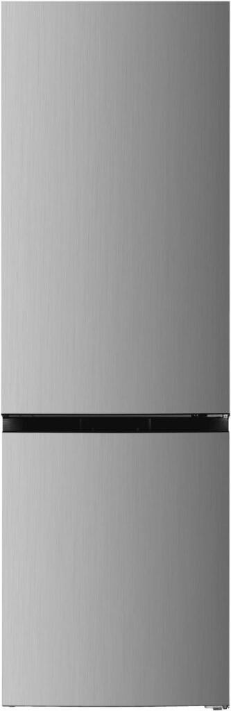 Carlton 10.5 Cu.Ft Counter Depth Refrigerator with Bottom Freezer for Small Kitchen Fit