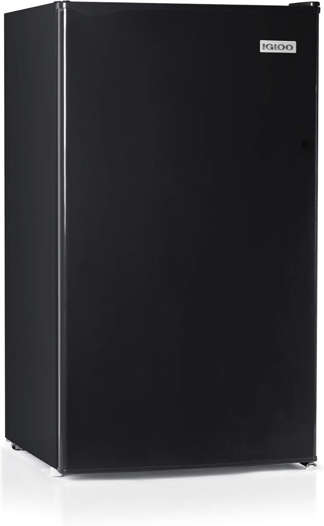 Igloo 3.2 Cu.Ft Mini Fridge with Freezer for Compact Refrigerator in Small Kitchen
