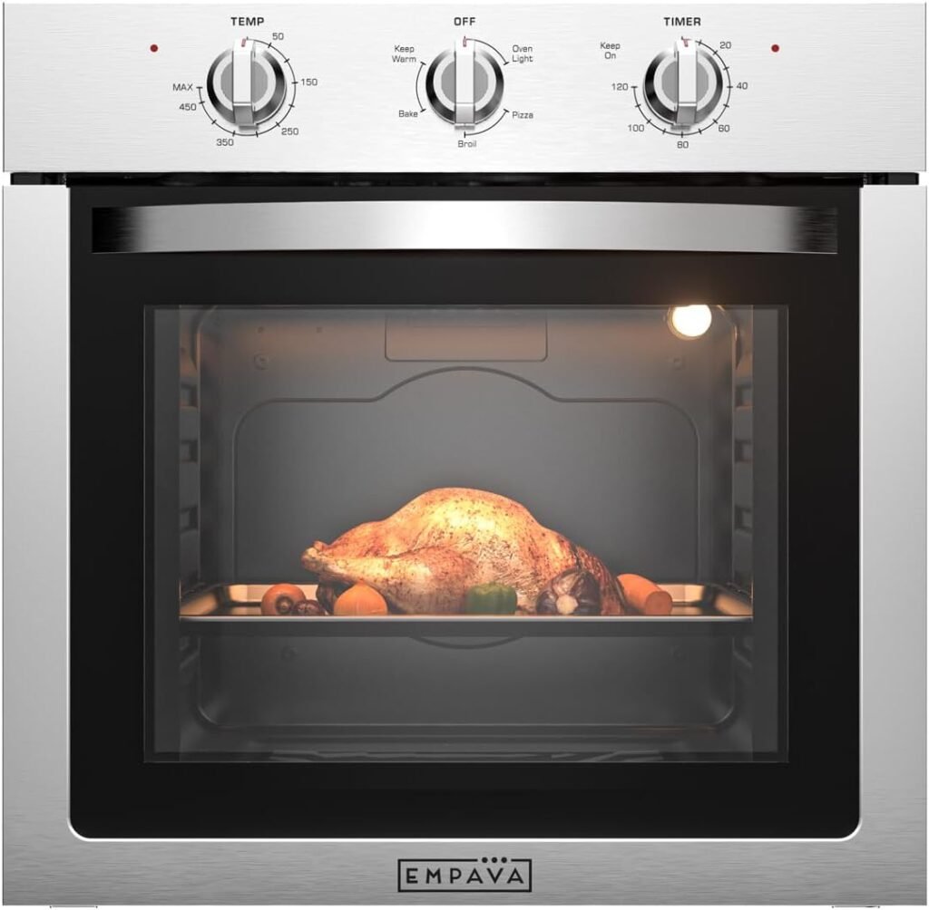 Empava 24-Inch Built-In Electric Single Wall Oven for Reliable Everyday Cooking