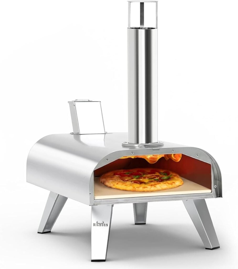 BIG HORN OUTDOORS 12" Multi-Fuel Pizza Oven 