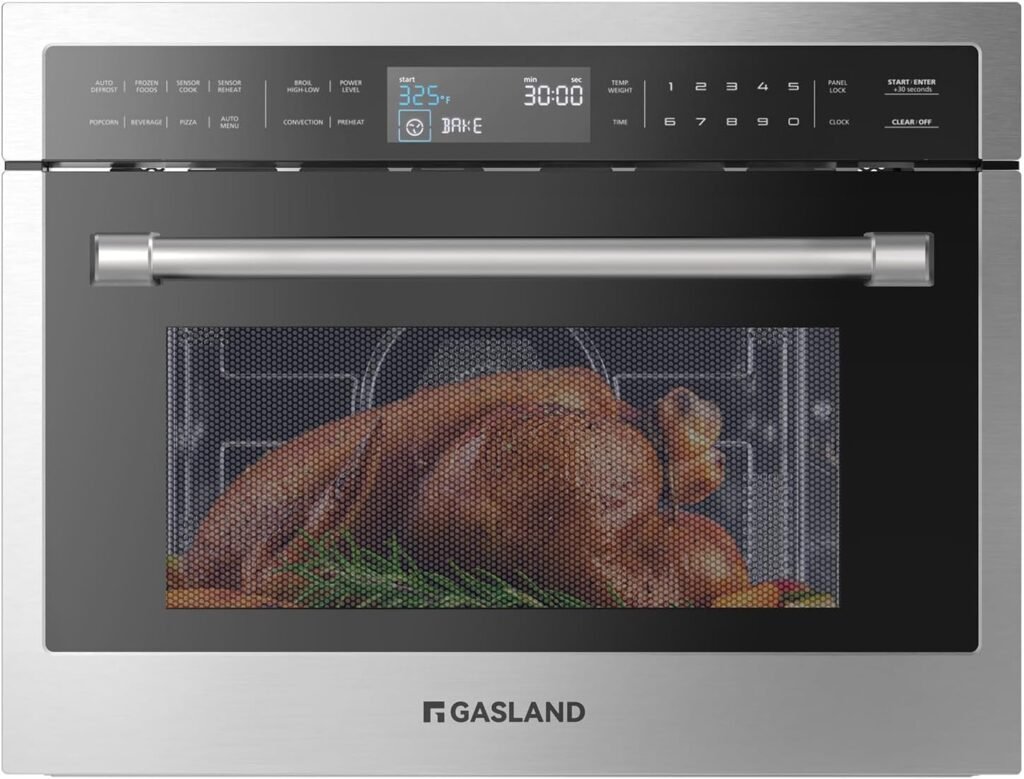 Gasland 24 Inch Built-In Microwave and Convection Oven Combo for Balanced Kitchen Efficiency