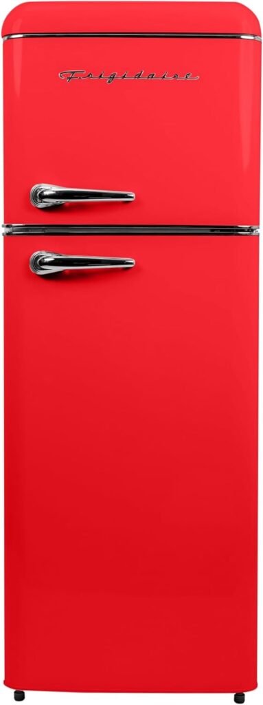 Frigidaire EFR756 7.5 Cu.Ft Retro Refrigerator with Freezer for Counter Depth Small Kitchens