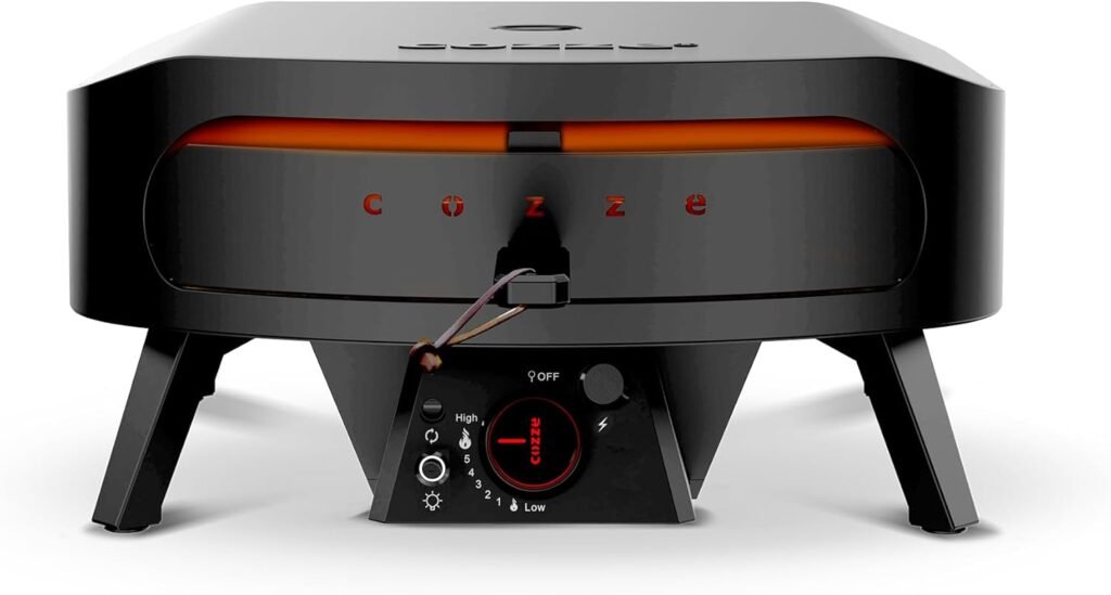 Cozze 17" Gas Pizza Oven with Rotating Stone (Pizza Oven for Outdoor Kitchen)