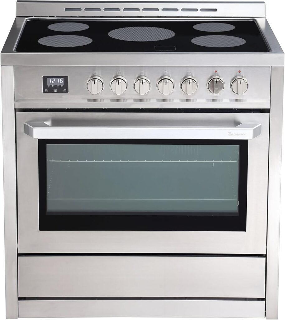 Rangaire RRE361TS 36-Inch Electric Range Oven with Convection for Modern Kitchen Efficiency