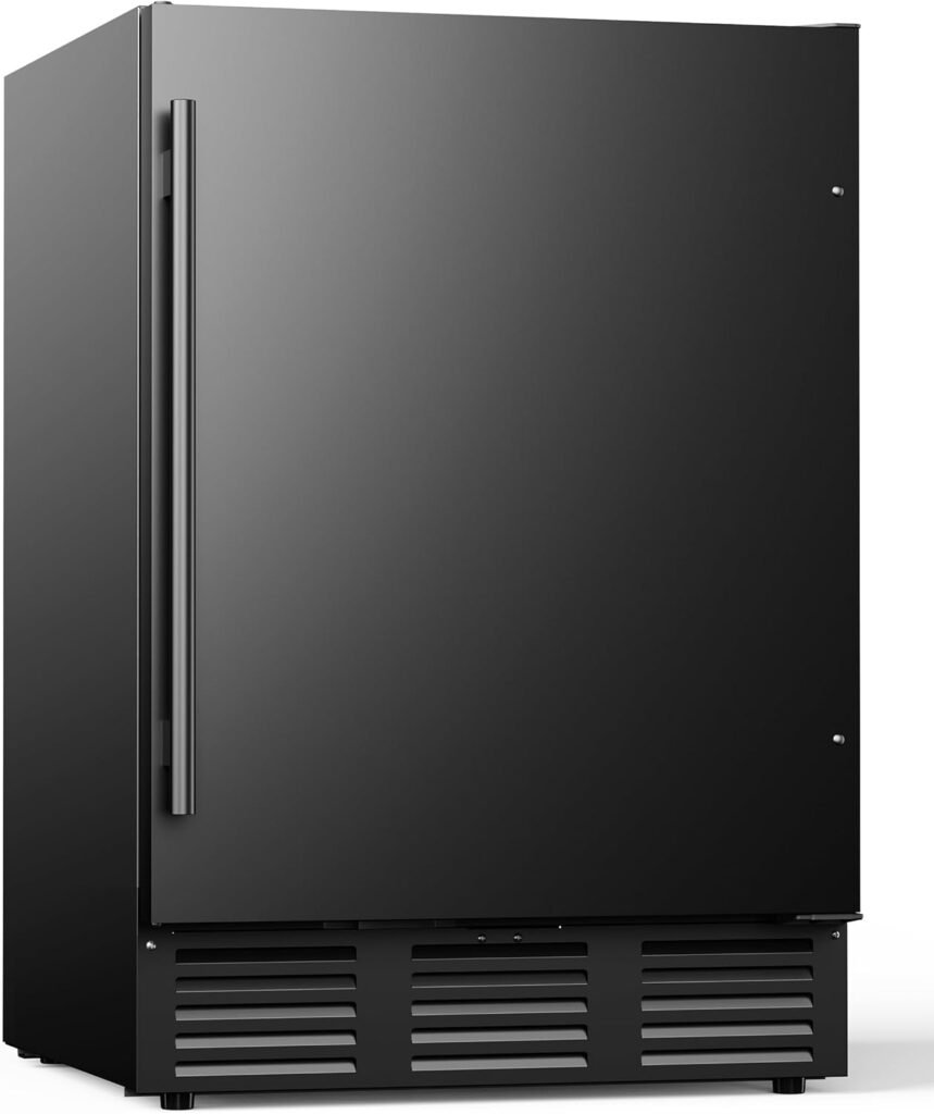ICEVIVAL 24-Inch 180-Can Beverage Refrigerator for Outdoor Fridge for Outdoor Kitchen