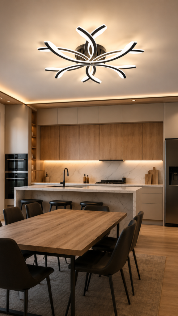 SEABLE Flush Mount Light for Kitchen