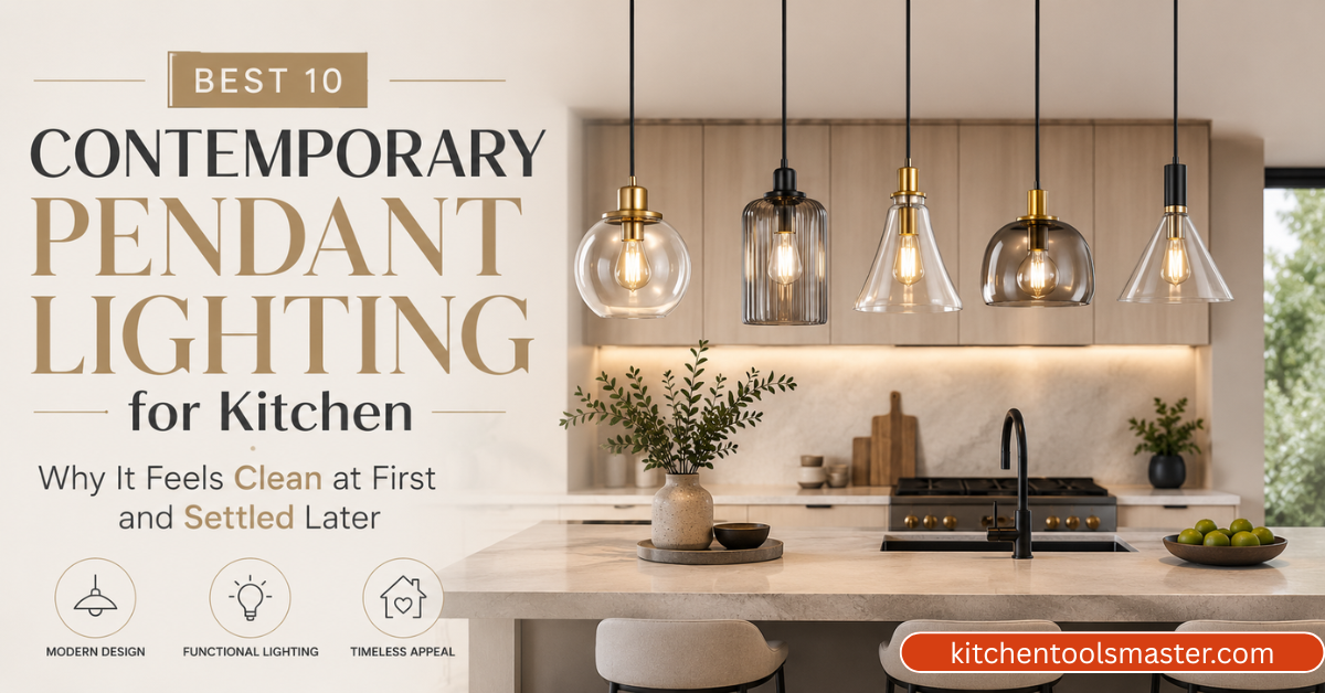 Contemporary-pendant lighting for kitchen