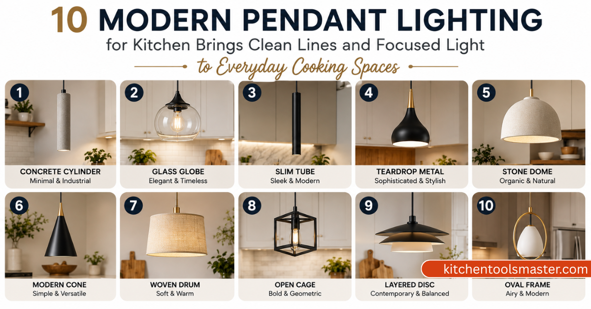 modern pendant lighting for kitchen