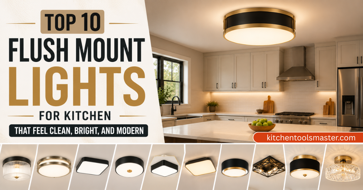 flush mount light for kitchen