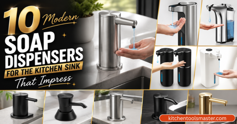 10 modern soap dispensers for the kitchen sink