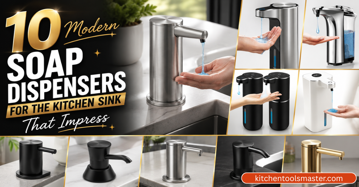 10 modern soap dispensers for the kitchen sink