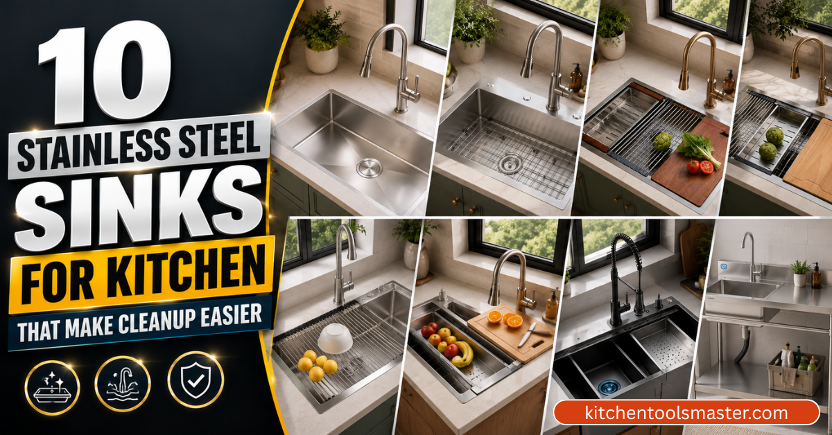 10 stainless steel sinks for kitchen