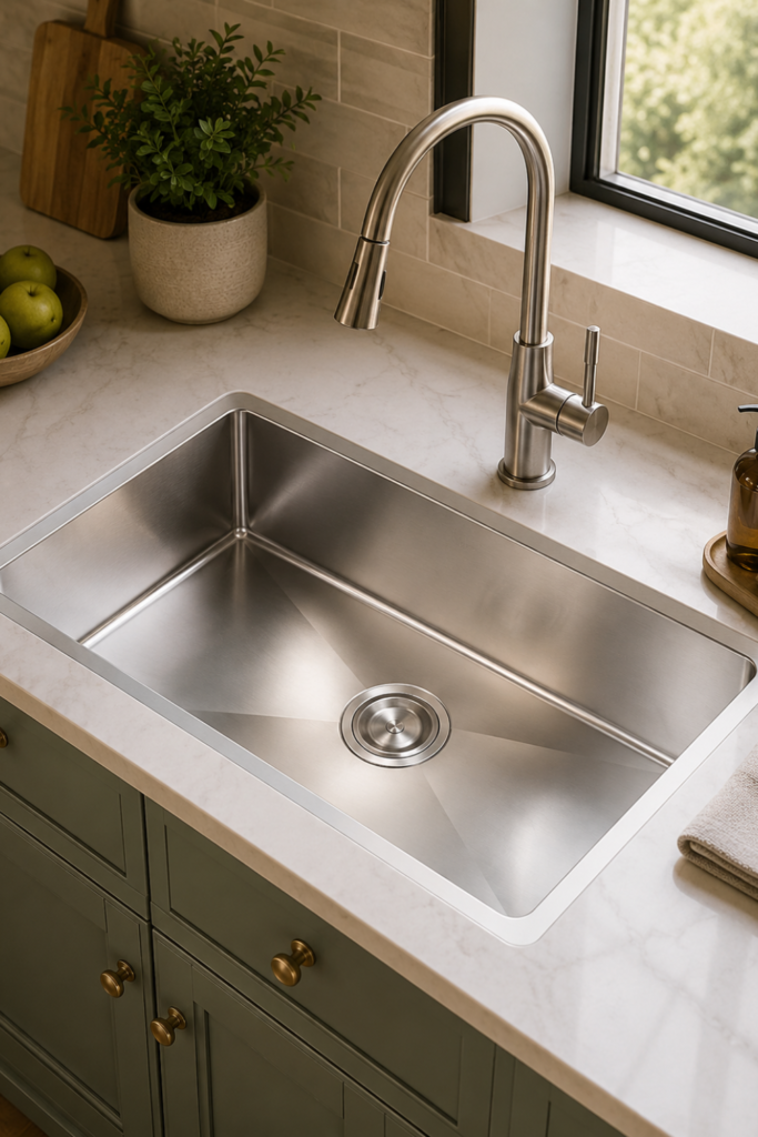 Oxwiser Stainless Steel Sinks for Kitchen Undermount Single Bowl Sink