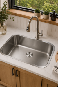 DeerValley 32-Inch Stainless Steel Kitchen Sink