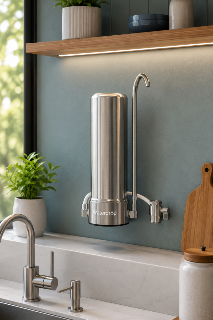 Water Filter for Kitchen Sink – 5-Stage Countertop Faucet Filtration System