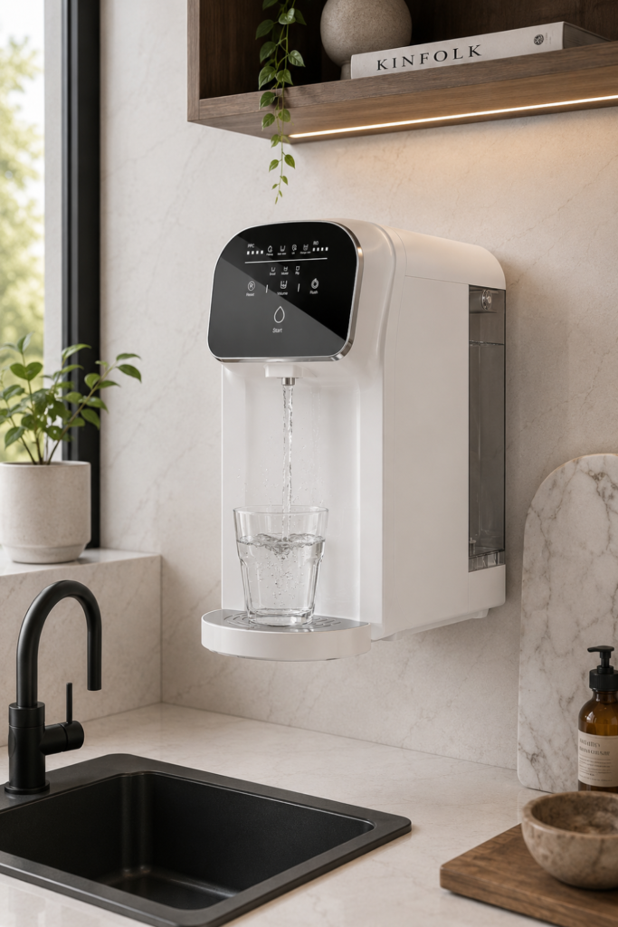 UV Countertop Reverse Osmosis Water Filtration System-Water Filter for Kitchen Sink