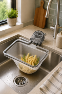Foldable Food Waste Filter with Mesh Bags