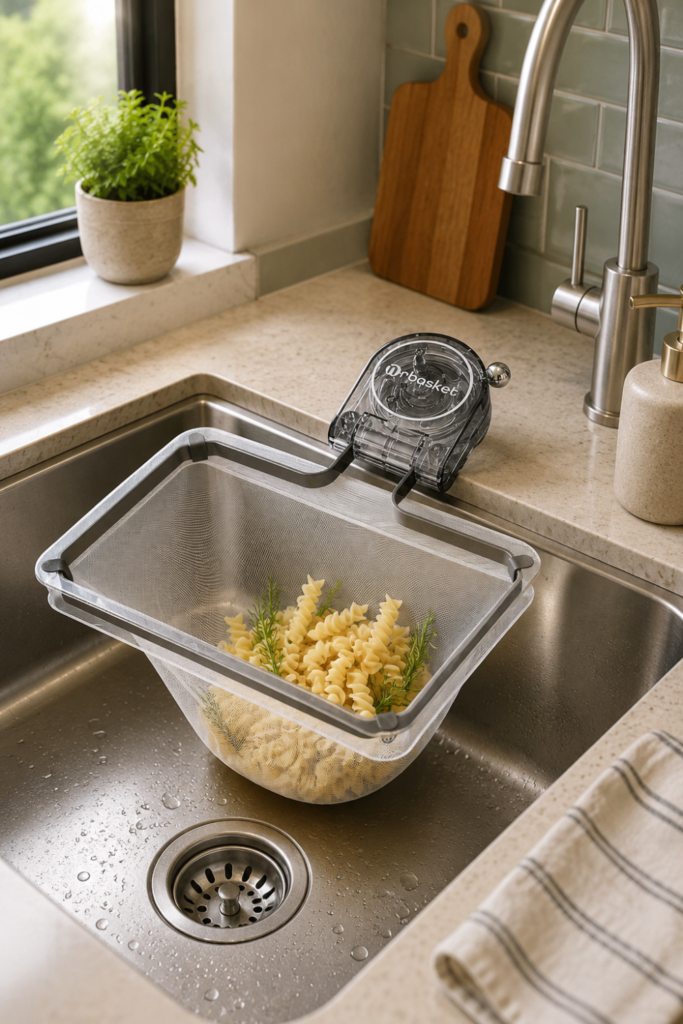 Foldable Food Waste Filter with Mesh Bags