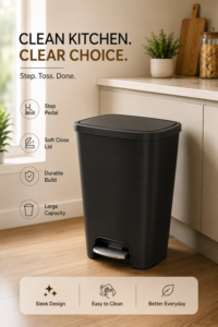 Glad Premium Kitchen Trash Can with Lid